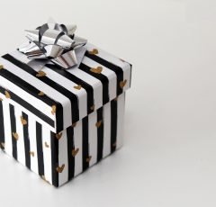 gift, christmas, gift packaging, white, black, stripes, nicholas, christmas gift, birthday present, happy birthday, surprise, package, packaging, silver, give, give away, christmas wallpaper